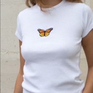 Brandy Melville butterfly shirt
